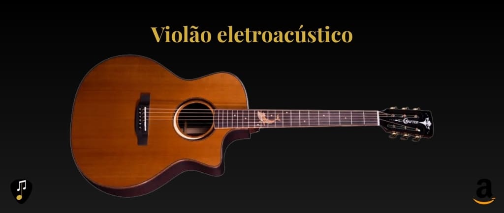 Tipos de violão modelo Crafter tocando com estilo