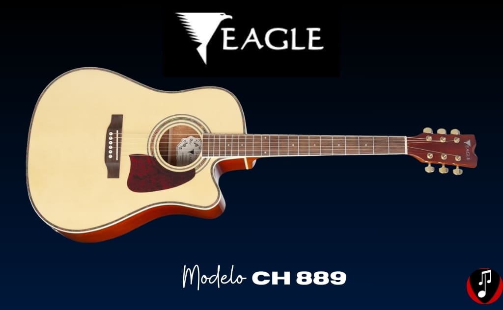 Marca Eagle: filha da Golden Guitar Instrumentos Musicais 2 Violão Marca Eagle modelo CH 889
