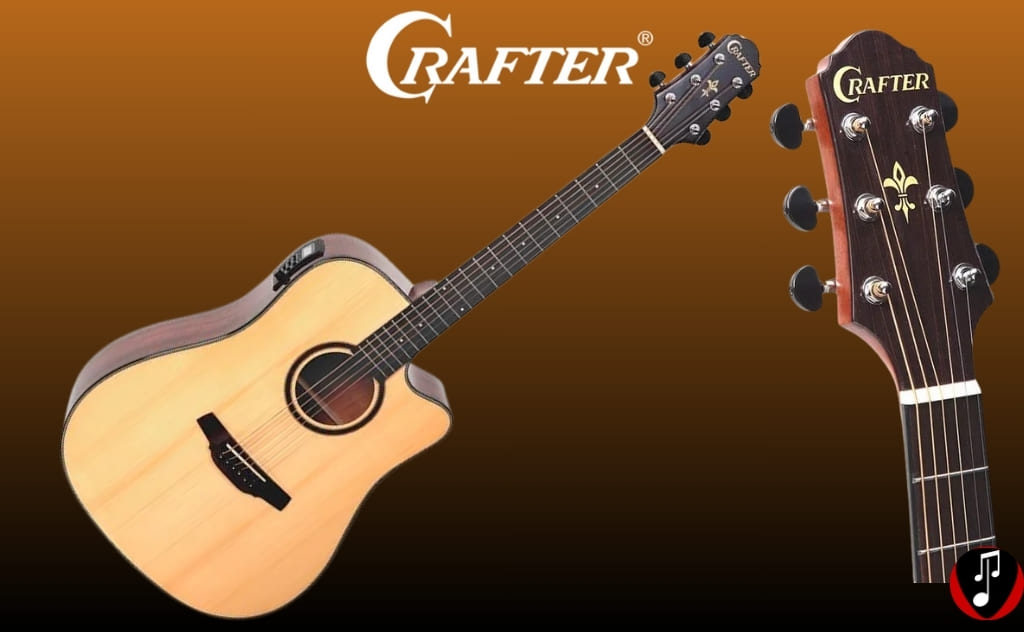 marca de violão crafter Aço Folk