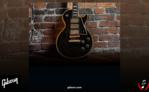 marca de violão guitarra gibson tocando com estilo