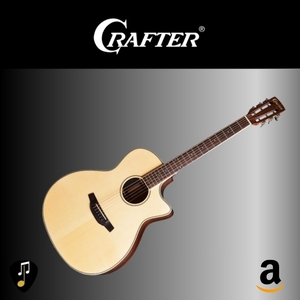 Crafter Grand Auditorium marca violao tocando com estilo