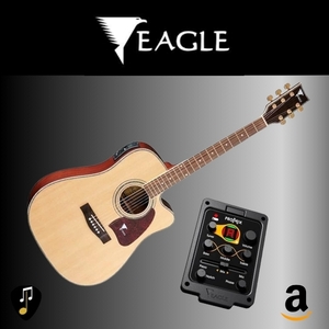 Eagle CH889 NT FOLK marca violao tocando com estilo