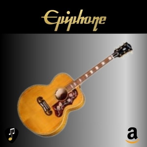 Epiphone marca de violao tocando com estilo