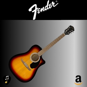 Fender marca violao Dreadnought tocando com estilo