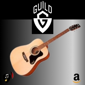 Guild marca de violao tocando com estilo