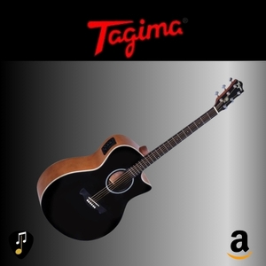 Tagima TW 29 EQ BK marca violao tocando com estilo